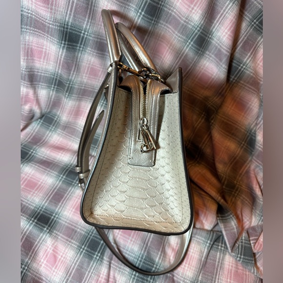 NWOT Coach Zoe Caryall in metallic snake. - Picture 8 of 14